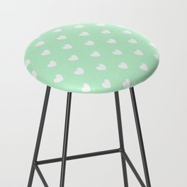 Sweet Hearts - mint green Bar Stool