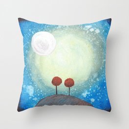 I Love You To The Moon and Back Throw Pillow
