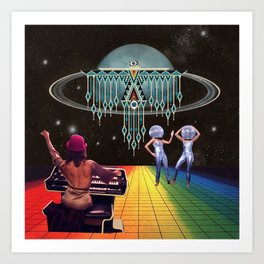 mystic disco Art Print