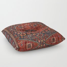 Persian Joshan Vintage Rug Pattern Floor Pillow