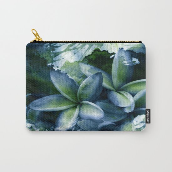 plumeria Carry-All Pouch