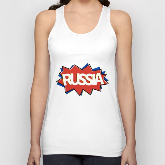 Russia Unisex Tank Top