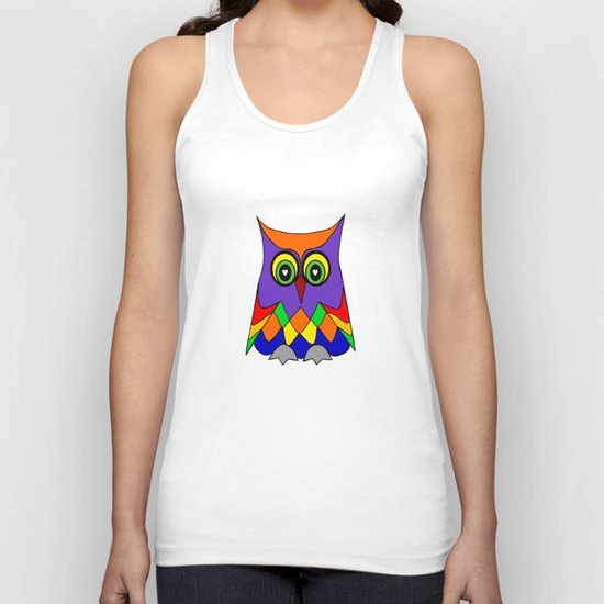 I Love Owls Unisex Tank Top
