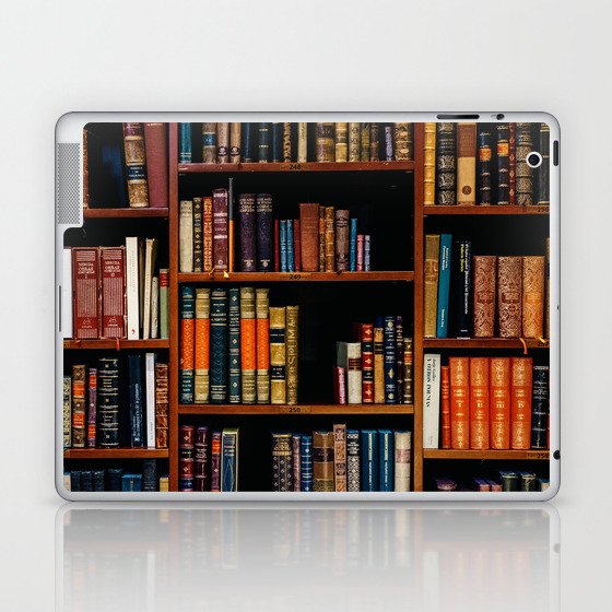 The Bookshelf (Color) Laptop & iPad Skin
