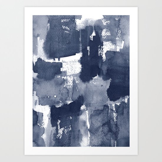 Indigo 2 Art Print