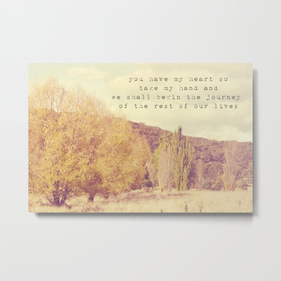 You Have My Heart Metal Print