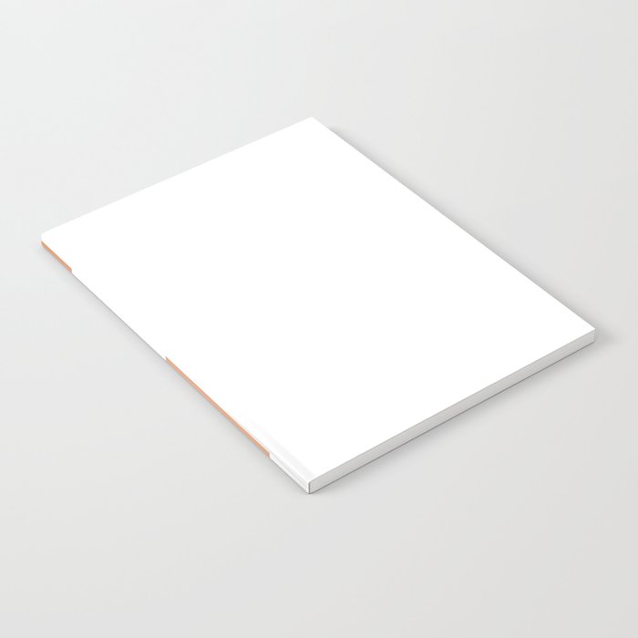 Cream Blush Orange and White Ballet Shoes Chess Board Vertical Split Notebook