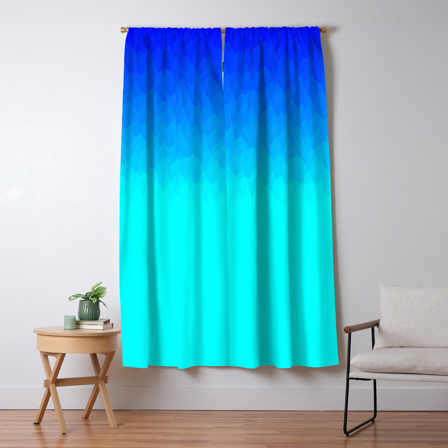 Electric Blue Ombre Flames Light Blue To Dark Blue Blackout Curtain By Anjchang Society6 Achim light blue live, love, laugh window curtain tier pair and valance set. electric blue ombre flames light blue to dark blue blackout curtain by anjchang