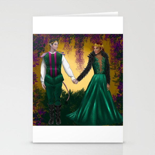 Faerie Couple  Stationery Cards