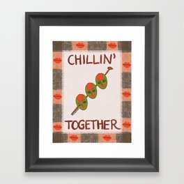 Chillin Together Framed Art Print
