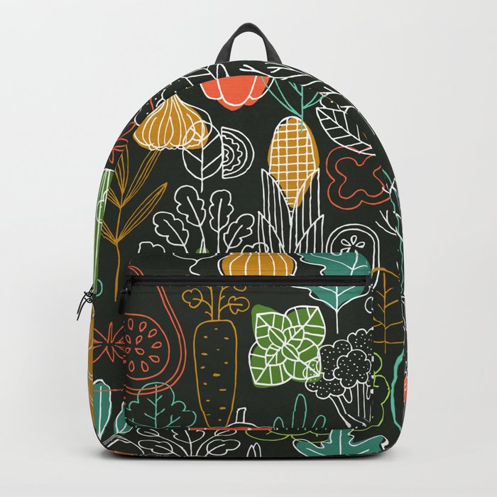Vegetable Icons Backpack