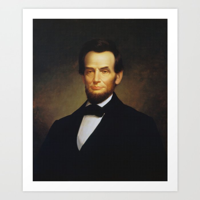 Abraham Lincoln Portrait - Circa 1864 Art Print