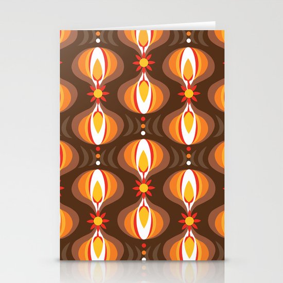 Oohladrop Brown Stationery Cards