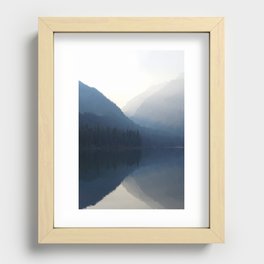 Grand Teton Lake Reflection Recessed Framed Print