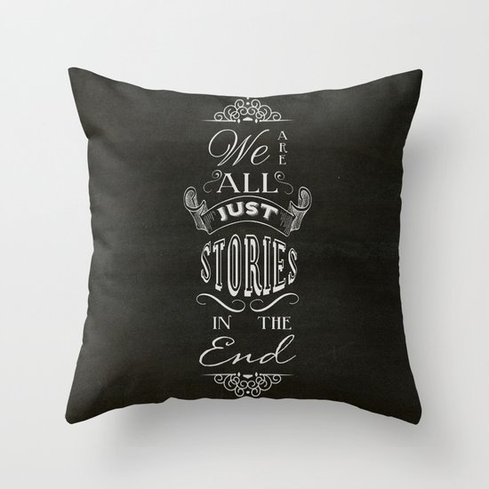 Just Stories Throw Pillow