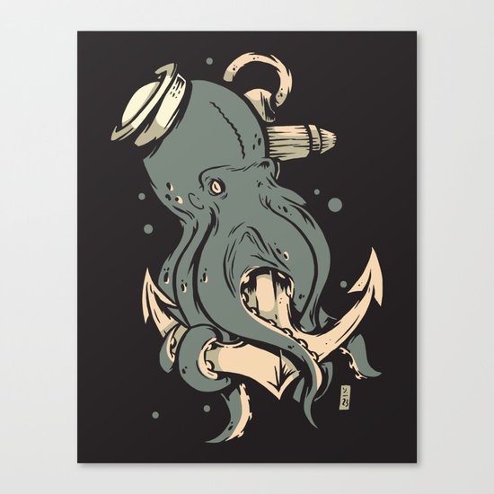 Dark Seas Canvas Print
