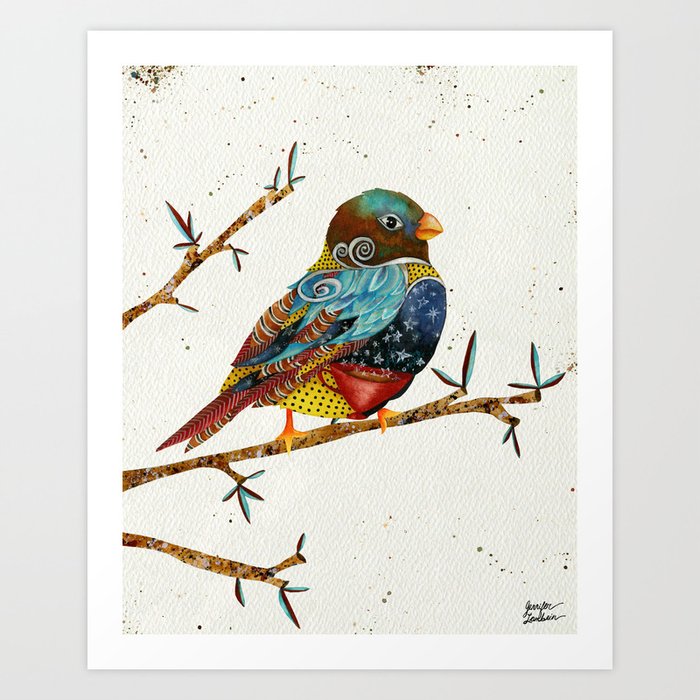 Twilight Bird 2 Art Print by Jennifer Lambein | Society6