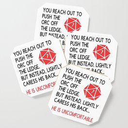 Dungeons and dragons gift. Perfect present for mother dad father friend him or her Coaster