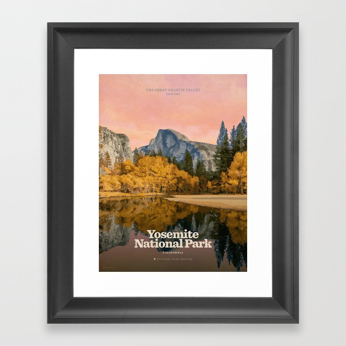 Yosemite National Park Framed Art Print