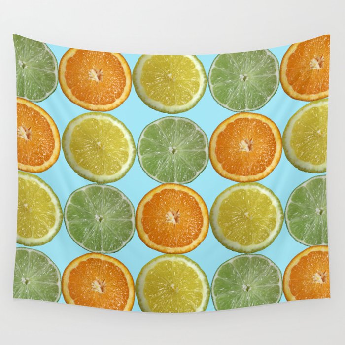 Lemons Limes Oranges Oh My Citrus Photography Wall Tapestry By Ginaphoto Society6