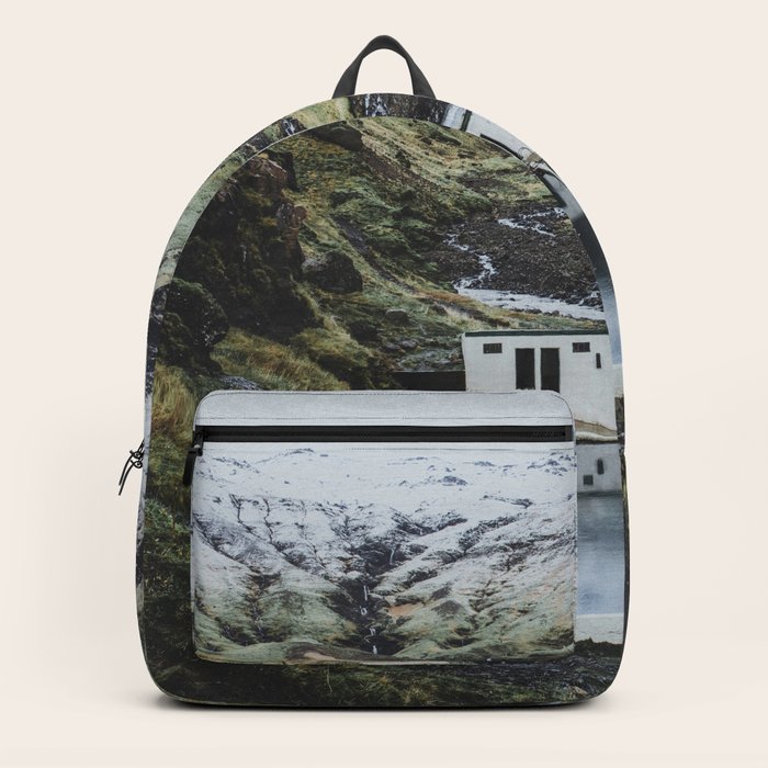 Seljavallalaug, Iceland Backpack by Luke Gram Society6