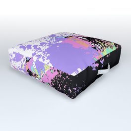 Cat 658 Outdoor Floor Cushion | Cat, Pinkspots, Spots, Pink, Purplespots, Splash, Pinkpurple, Moderncat, Purplecat, Purple 