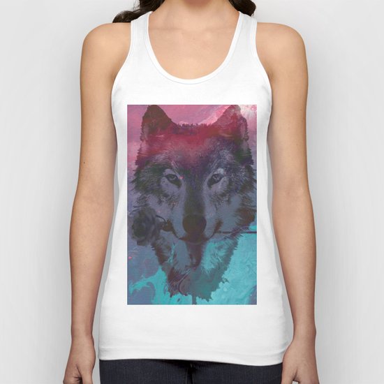 the wolf 7 Unisex Tank Top