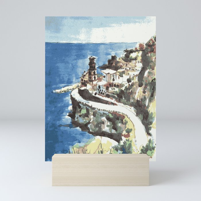 Amalfi Coast Italy Mini Art Print