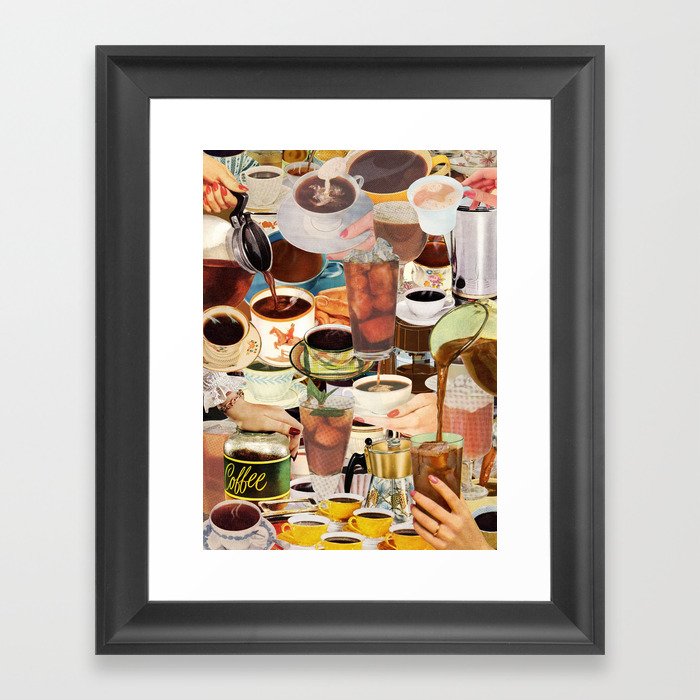 Wake Up and Smell the Coffee Framed Art Print