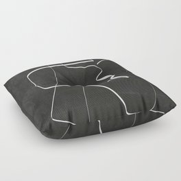 Abstract line art 6/2 Floor Pillow
