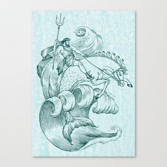 Poseidon Canvas Print