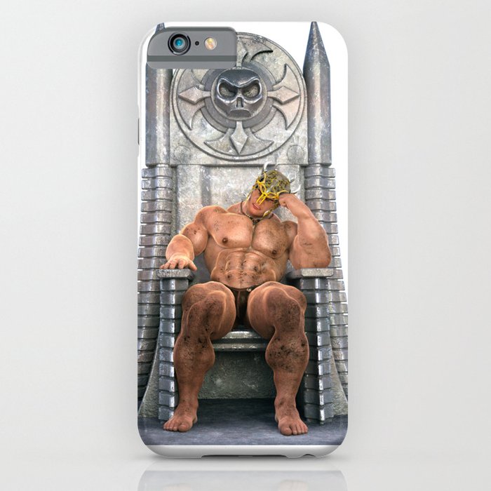 Lazy King iPhone Case