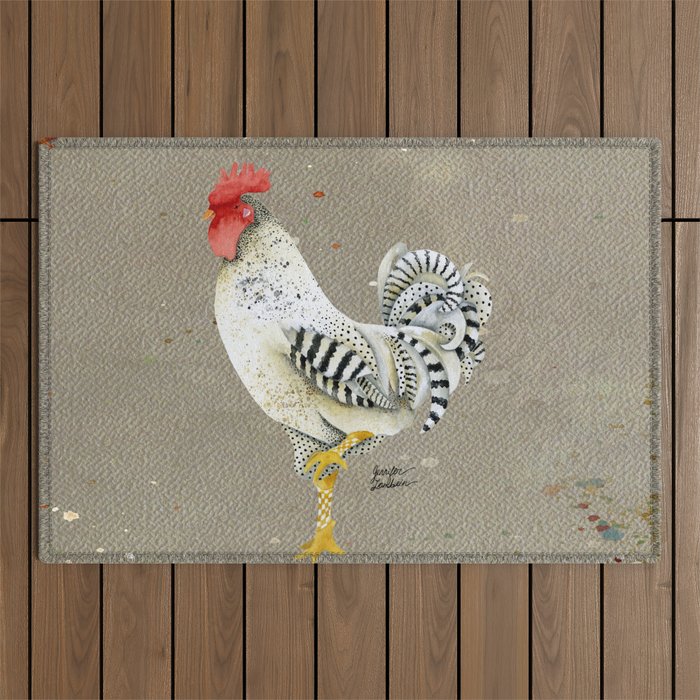 Rooster Wallace Outdoor Rug