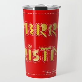 Merry Italian Christmas RED Travel Mug