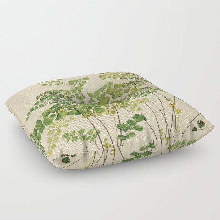 Maidenhair Ferns Floor Pillow