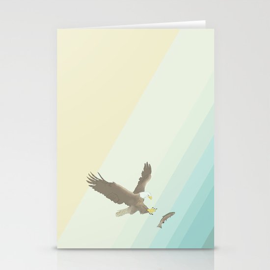 Eagle & Fish Stationery Cards
