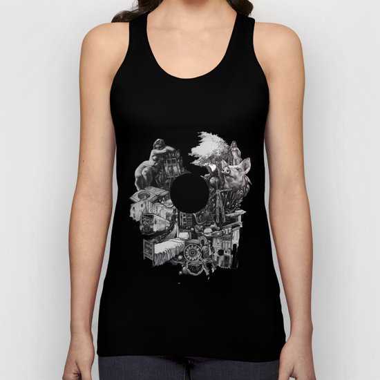 brain, Unisex Tank Top