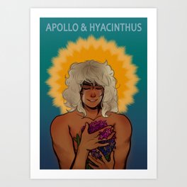 Apollo & Hyacinthus Art Print