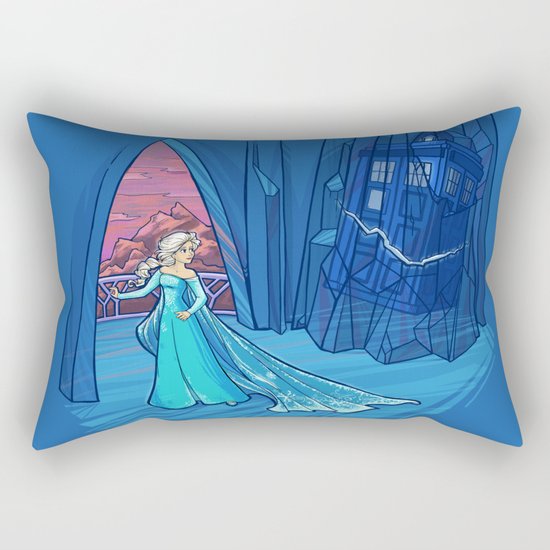 Frozen in Time and Space Rectangular Pillow