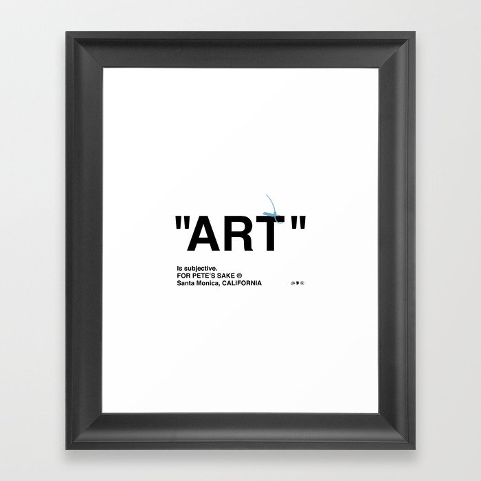 "ART" Framed Art Print