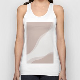 Neutral Toned Abstract Figures 2 Unisex Tank Top