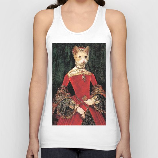 Royalty cat Unisex Tank Top