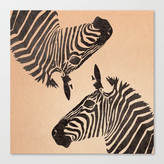 zebra Canvas Print