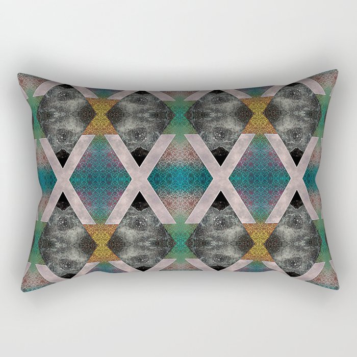 Trippin' on a mountain and falling into space Rectangular Pillow
