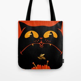 Gato y Abeja Tote Bag