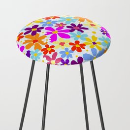 floral Counter Stool