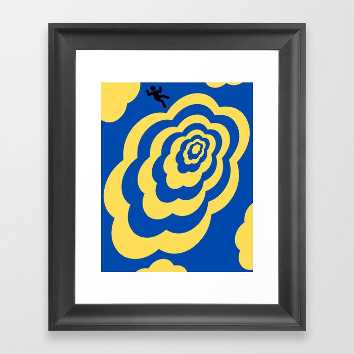 Totally In Control - Abstract Spiral Framed Art Print