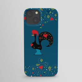 Portuguese Good Luck Rooster of Barcelos iPhone Case