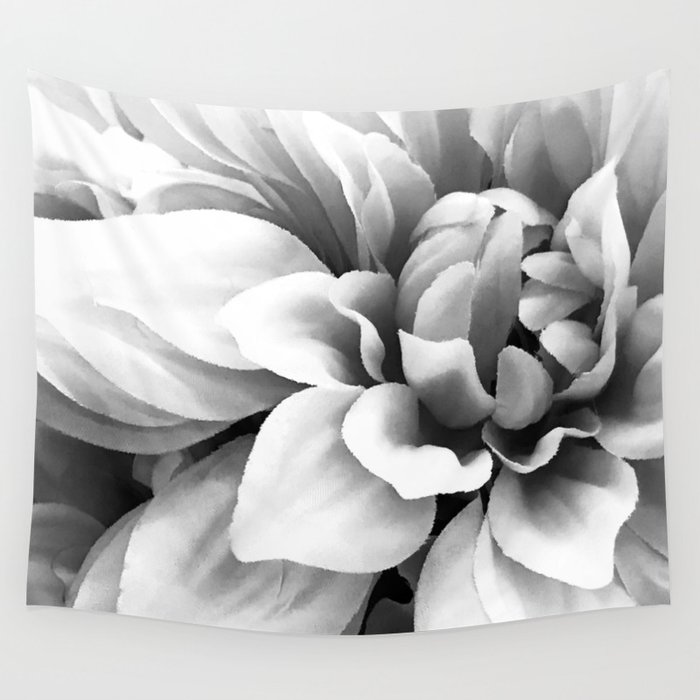 White flower tapestry sales