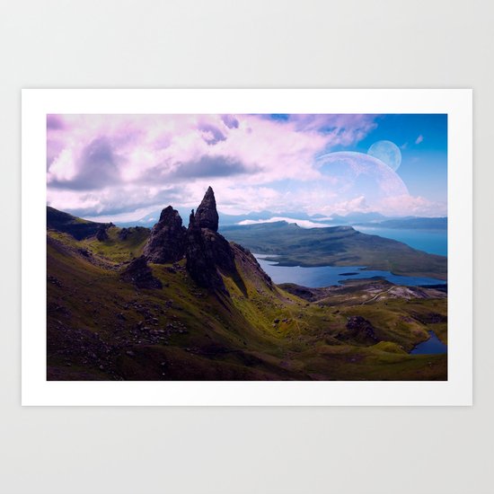 Moon Rise Art Print